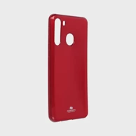 GOOSPERY Maskica Jelly Mercury za Samsung Galaxy A21, crvena