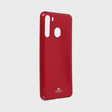 GOOSPERY Maskica Jelly Mercury za Samsung Galaxy A21, crvena