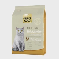 SELECT GOLD Hrana za mačke, Cat British Shorthair Adult, perad s lososom, 2,5 kg