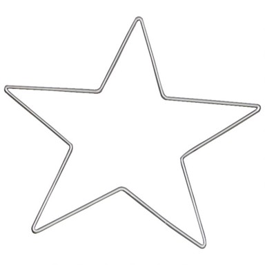 KNORR PRANDELL Obruč za dekoraciju 21-6785255, metalni, zvijezda, 25 cm