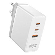 VENTION Punjač FEGW0-EU, 2xUSB-C, USB- A, 100W/100W/30W, GaN 