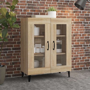 Komoda od konstruiranog drva, 69,5 x 34 x 90 cm, sonoma hrast