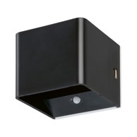 FISCHER & HONSEL Crna LED zidna lampa Magnetics