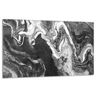 TMK Staklena zaštita za štednjak ili ploču za kuhanje 80x52, mramor