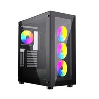 GEMBIRD Gaming kućište Fornax X450MAX ARGB, crno