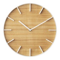 YAMAZAKI Zidni sat RIn 27 cm, drveni claro