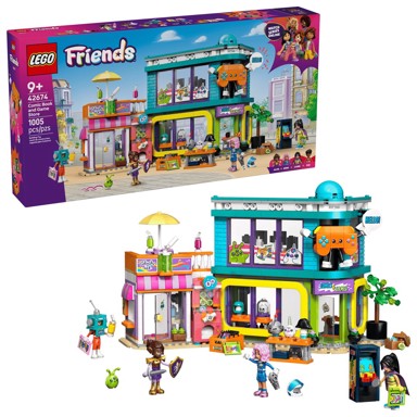 LEGO FRIENDS Konstruktor, 42674, Comic Book and Game Store