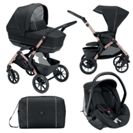 CAM Kolica 3u1 Dinamico Smart Tris i košara i autosjedalica 980, siva