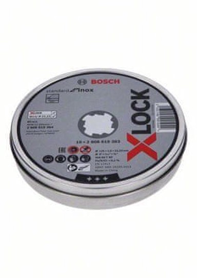 BOSCH Professional X-Lock set ravnih reznih ploča za Inox 125 x 1,6 mm T41