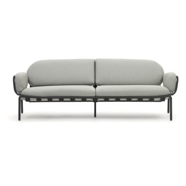 KAVE HOME Vrtna sofa, Joncols, svijetlo siva