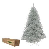 Božićno drvce umjetno, srebrna, 150 cm, sa stalkom