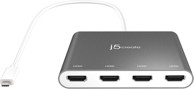 J5CREATE Adapter JCA366, USB-C na 4 HDMI