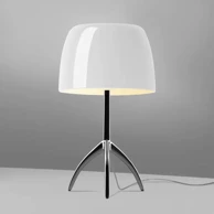 FOSCARINI Stolna lampa Lumiere Grande E27, bijela