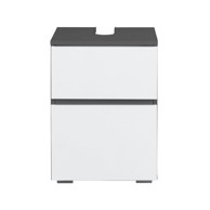 STØRAA Bijeli/antracitno sivi ormarić za ispod umivaonika 40x55 cm Wisla 