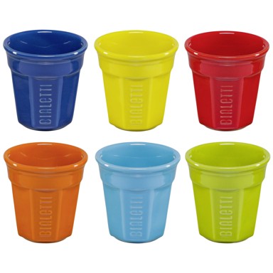 BIALETTI Set čaša za Espresso, 6 komada, šarene