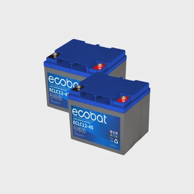 ECOBAT Lead Crystal baterija 12V 45Ah, VRLA, bez održavanja (2 kom)