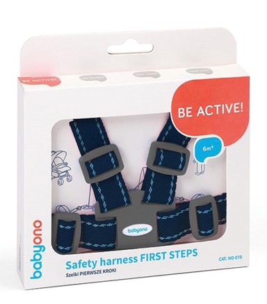 BABYONO Sigurnosni pojas za učenje hodanja, tamnoplava
