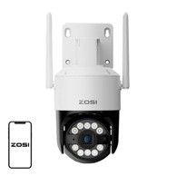ZOSI IP kamera C296, vanjska, WiFi, 8 MP, dualni pan/tilt, IP66, 32 GB microSD kartica
