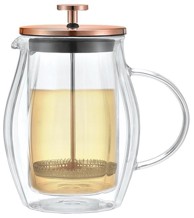 KLAUSBERG French press 0,60 l staklo i bakar