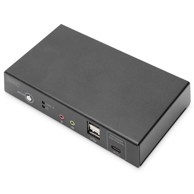 DIGITUS KVM-Switch 2-Port 4K30Hz,USB-C/USB/HDMI in/out