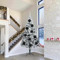 Set božićnih ukrasnih kuglica 3 kom, crne