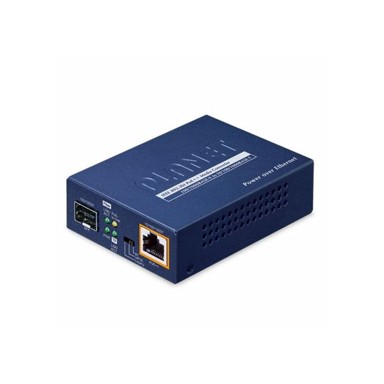 PLANET Industrijski medijski pretvarač PLT-GUP-805A-60W, 1-portni SFP na 1-portni GbE 802.3bt PoE