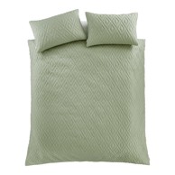 CATHERINE LANSFIELD Posteljina Jacob Geo 230x220 cm za bračni/produženi krevet Zelena