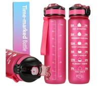 Bočica za vodu 1L, roza