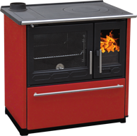 PLAMEN-POŽEGA Štednjak 850 GLAS N crveni lijevi