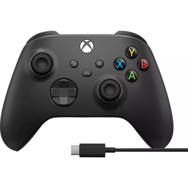 MICROSOFT Bežični kontroler XBOX , USB-C, crni, kabel USB-C