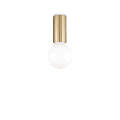 IDEAL LUX Stropna lampa Petit ID233031, PL1, ottone, E27