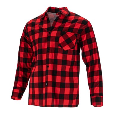 LAHTI PRO Karirana flanelska košulja, 170 g/m², veličina 2XL, crvena