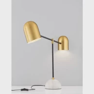NOVA LUCE Stolna lampa Nela, E27, IP20, zlatna/crna