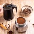 KLAUSBERG Aparat za espresso kavu KB-7847 12 šalica od nehrđajućeg čelika, crno-srebrni