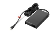 LENOVO GaN AC adapter USB-C Slim 140 W (ThinkPad), crna