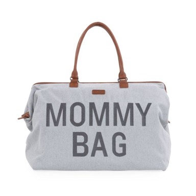 CHILDHOME Torba Mommy Bag platno, siva