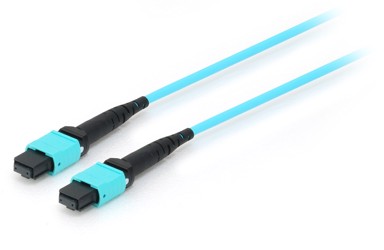EQUIP Optički kabel MTP/MTP Trunk OM4, 15 m, cijanova
