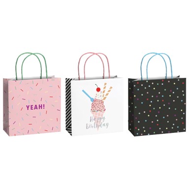 STEWO Vrećica ukrasna Birthday 2 5203 25, 20x20x8 cm, sortirani motivi