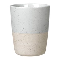 BLOMUS Svijetlo siva/bež keramička šalica 250 ml Sablo