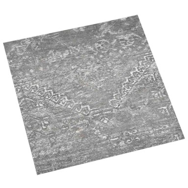 Samoljepljive PVC pločice za pod 30,5 x 30,5 cm, betonsko siva, 20 kom