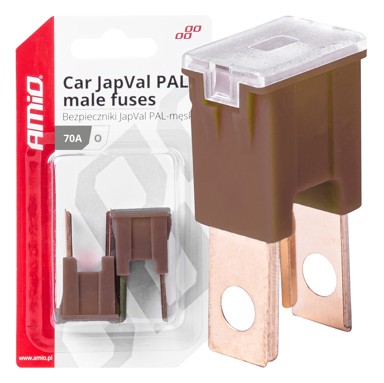 AMIO Set JapVal PAL O muški auto osigurača, 2 kom, 70A
