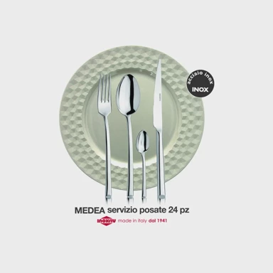 INOXRIV Set za jelo MEDEA, 24 dijela