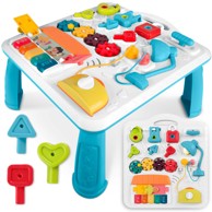 RICOKIDS Edukativni stol s glazbom, plavi
