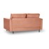 MILO CASA Roza baršunasta sofa Santo, 174 cm, 174x90x90 cm