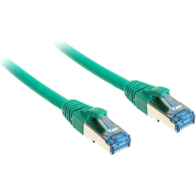INLINE Mrežni kabel 76811G Cat6a S/FTP, 1 m, zeleni