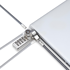 STARTECH Kabelska brava za laptop DUALKA10-LAPTOP-LOCK, 2 m, crna