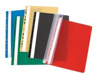 Mapa s PVC mehanizmom i perforacijom mat crna