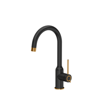 QUADRON Slavina Ingrid, čisto crna, nano PVD bakar