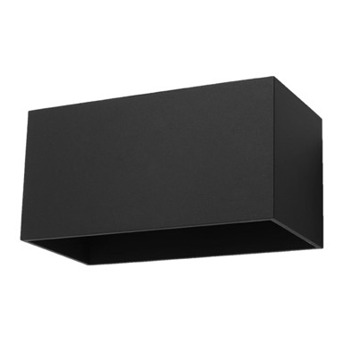 Zidna rasvjeta Geo, crna