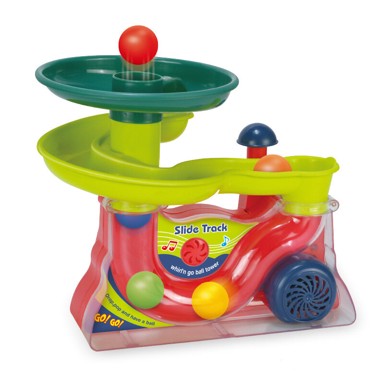 Tobogan za loptice FOUNTAIN SLIDE, šarena